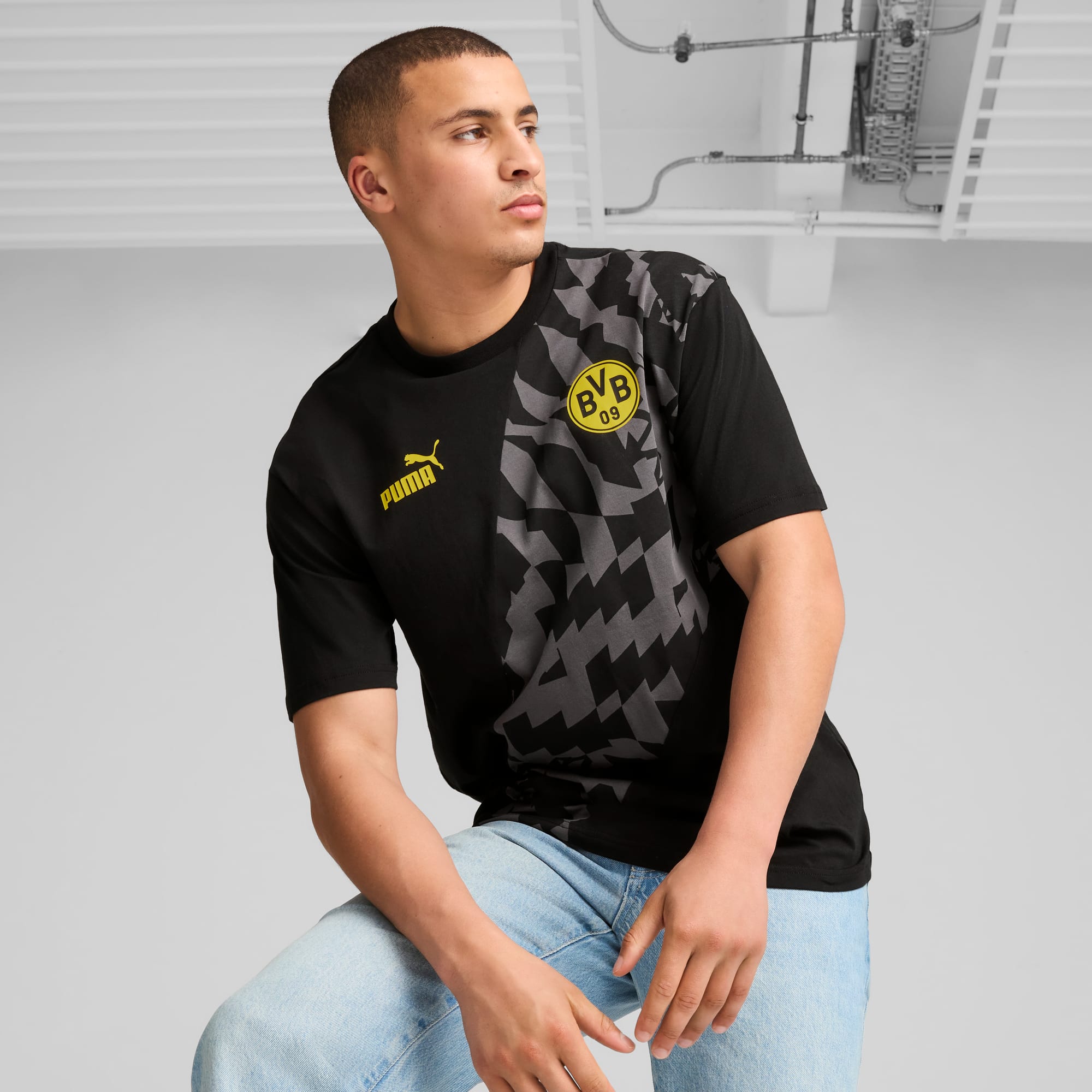 Bvb puma t shirt on sale